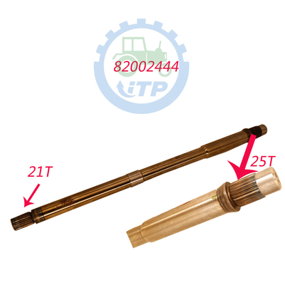 Axe de PTO 82002444 21T 25T pour nouvelle Holland  TS100 6610S TS90 6810S