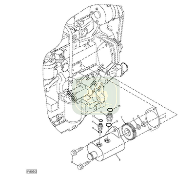 Pièces de mesure hydraulique 50L RE241577 Pompe hydraulique pour tracteur JD