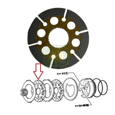 Système d'embrayage de remplacement durable 237021A1 Disque de frein pour tracteurs