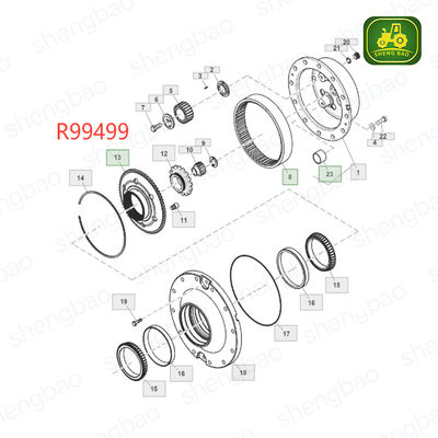 Remplacement de l'essieu avant 67T R99499