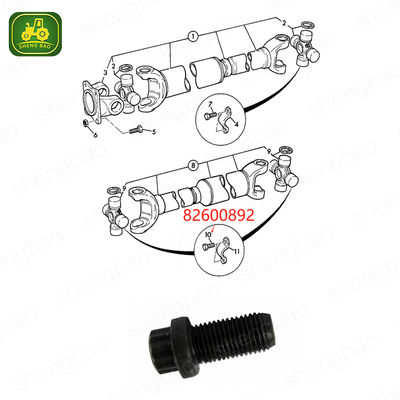 Pièces d'essieu moteur 82600892 Boulon 3/8 UNF x 3/4 Pour tracteur