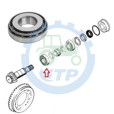 Le cas IH 5140 5150 a effilé soutenir 40*90mm K395090 9968047