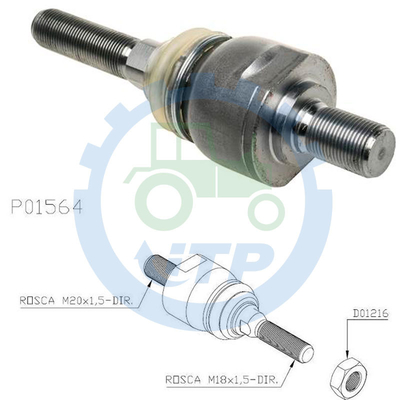 Joint à rotule 85805975 pour la nouvelle Hollande LB75 LB90 LB110 555E 575E 655E