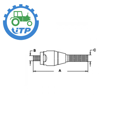 Nouveau Holland Tractor Parts Ball Joint Rhésus 2.77KG de CAR49001